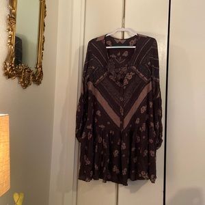 Free People Floral Tunic Dress